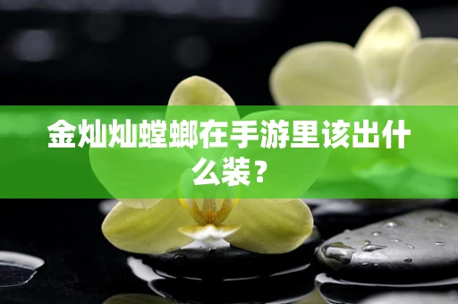金灿灿螳螂在手游里该出什么装？