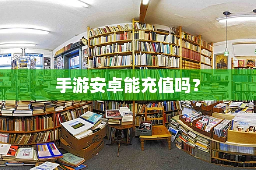 手游安卓能充值吗？