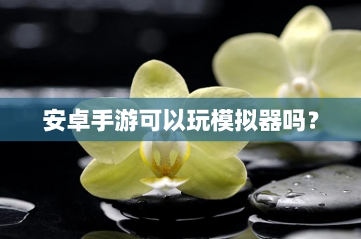 安卓手游可以玩模拟器吗？