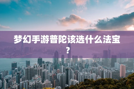 梦幻手游普陀该选什么法宝？