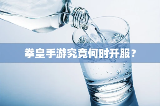 拳皇手游究竟何时开服？