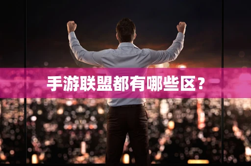 手游联盟都有哪些区？