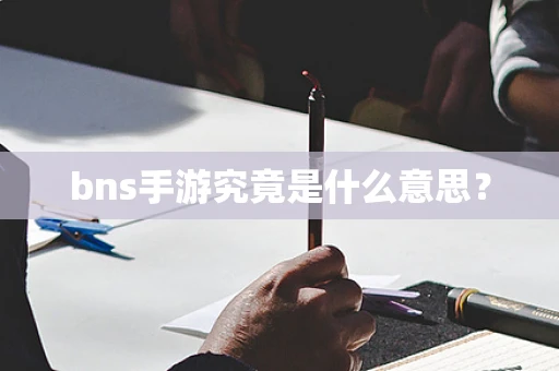 bns手游究竟是什么意思？