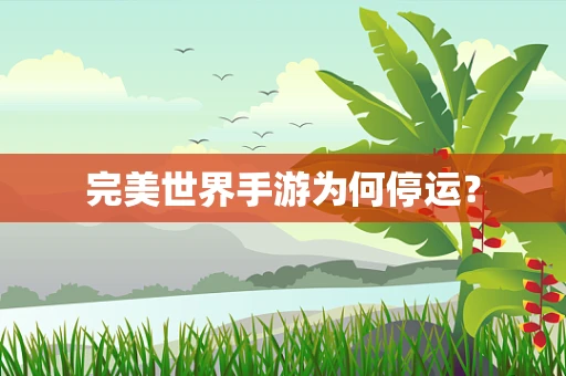 完美世界手游为何停运？