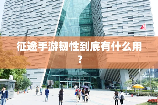 征途手游韧性到底有什么用？