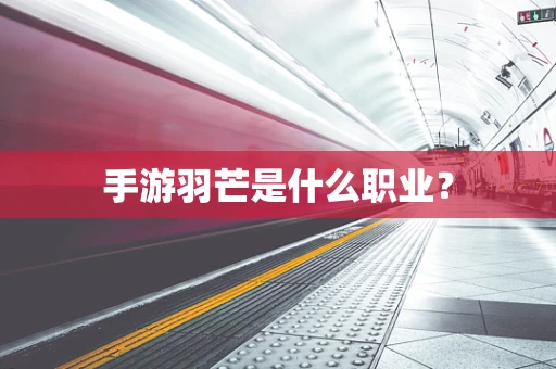 手游羽芒是什么职业？