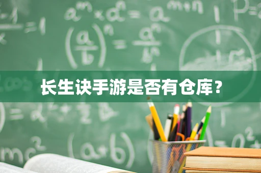 长生诀手游是否有仓库？