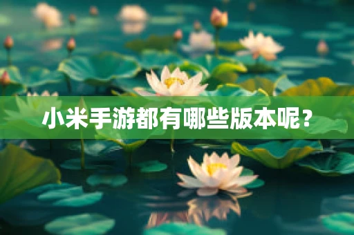 小米手游都有哪些版本呢？
