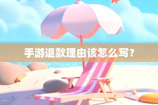 手游退款理由该怎么写？