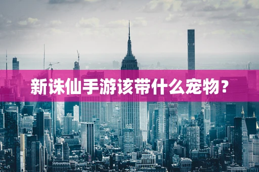 新诛仙手游该带什么宠物？