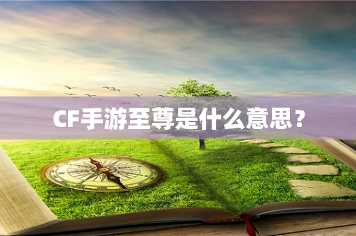 CF手游至尊是什么意思？