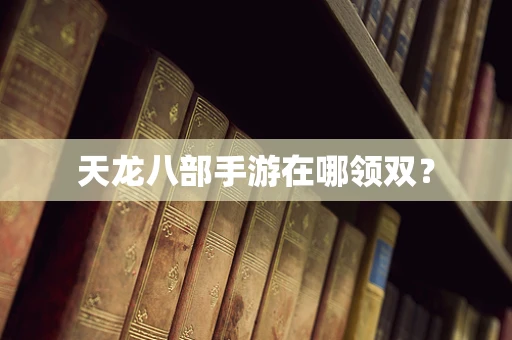 天龙八部手游在哪领双？
