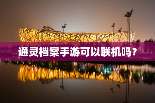 通灵档案手游可以联机吗？
