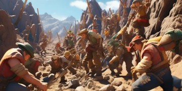 拿人挖山的手游究竟是什么？